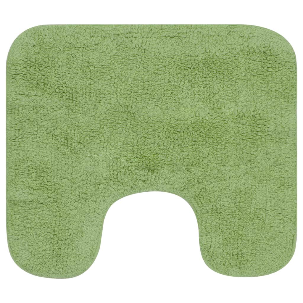 Tidyard 3-TLG. Badematten Set | Badezimmer Teppich Set | Badematte mit Klosettumrahmung und WC-Vorleger aus Baumwolle | Badgarnitur Antistatisch Pflegeleicht Farbauswahl
