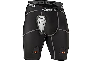 Shock Doctor Hockey Compression Shorts with Velcro