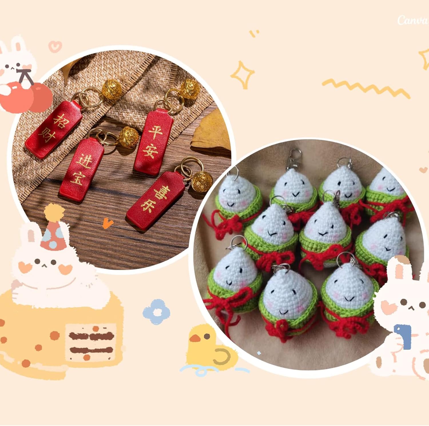 Rainbow Swivel Clasp Swivel Hook with Key Rings Clip Hook Snap Hook Keychain 75 pcs Hardware Accessories for Purse DIY - Image 5