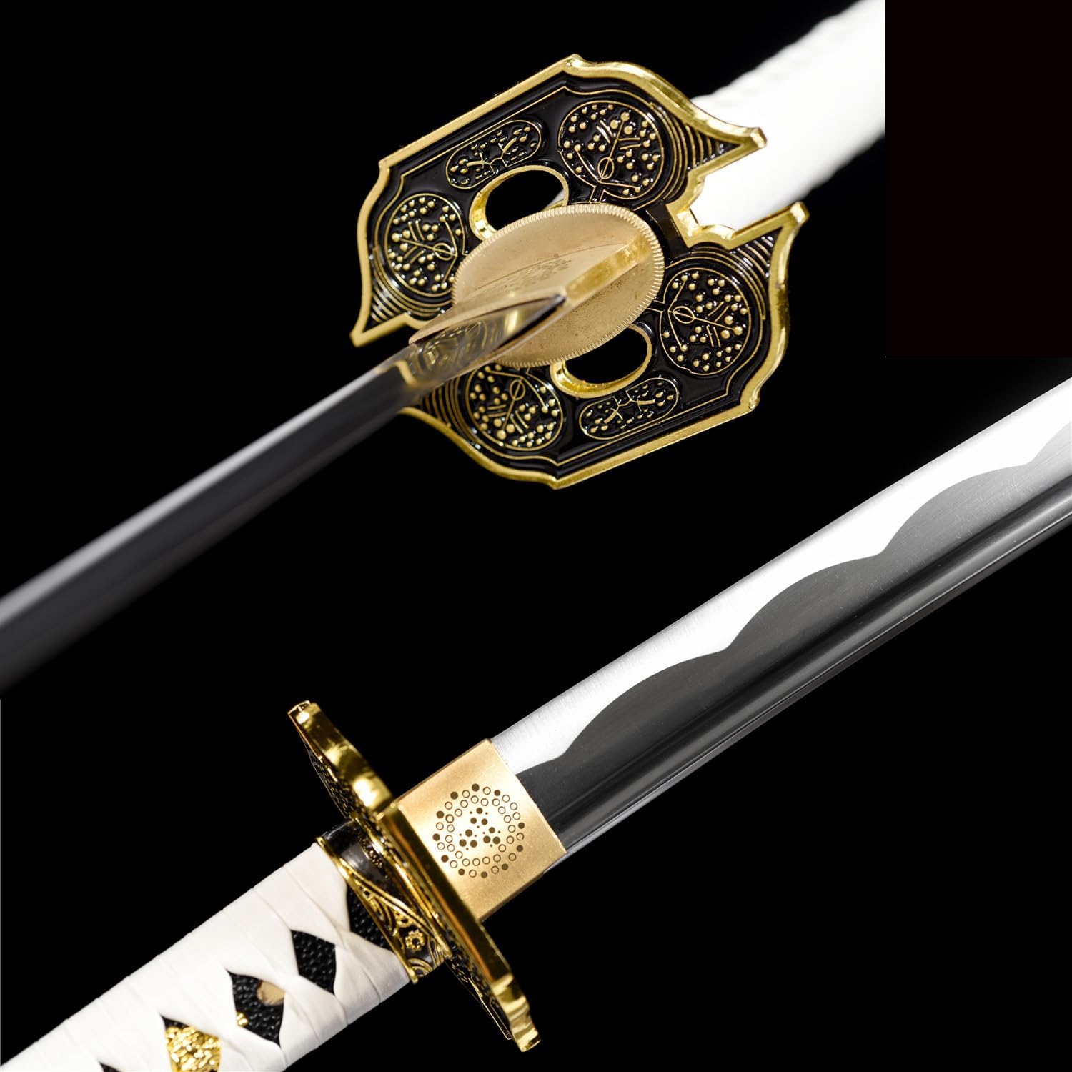 Handmade Authentic 1095 High Carbon Steel Japanese Samurai Sword Full Tang Real Sharp Dragon Katana Cool Sword Combat Ready - Image 5