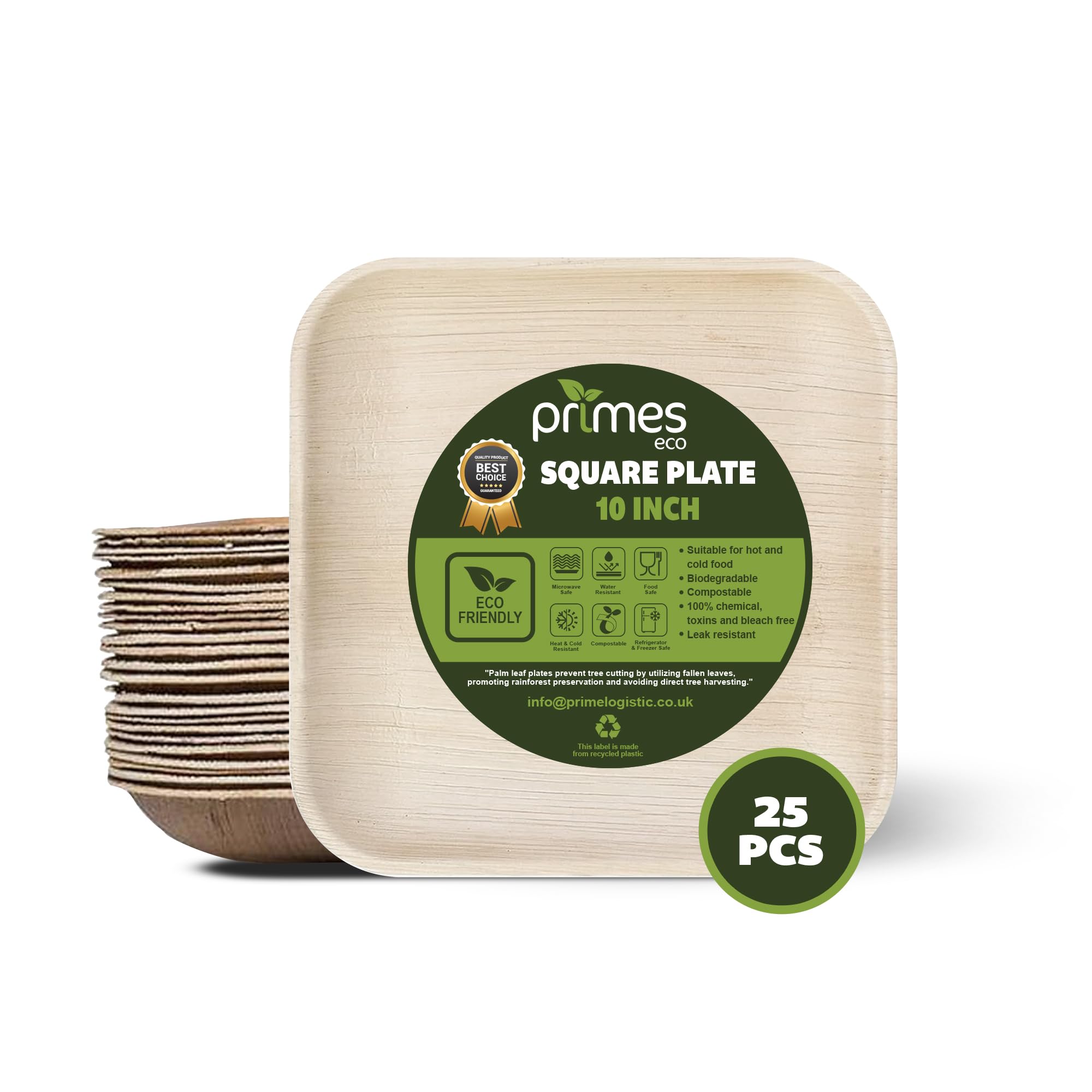 Piatti quadrati grandi usa e getta in foglia di palma, piatti biodegradabili ecologici, compostabili, come piatti di legno, piatti senza sostanze chimiche, piatti in ufficio, feste,