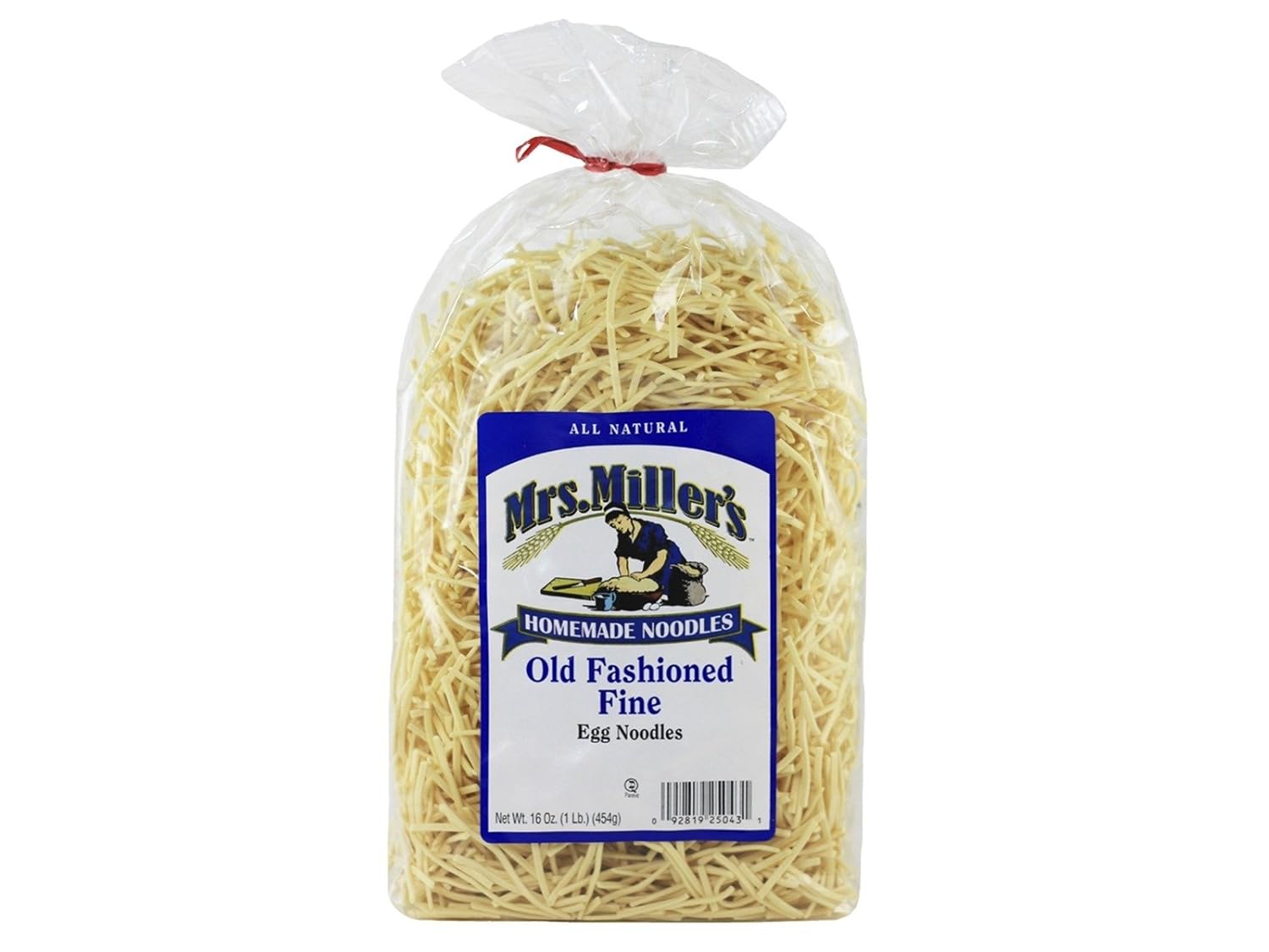 AmishTastes Mrs. Miller's Old-Fashioned Fine Noodles, 16 Oz. (Pack of 4)