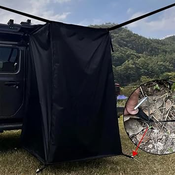 Portable Changing Room Vehicle Side Fitting Dressing Privacy Tent | Waterproof Privacy Changing Room for Outdoor Camping Beach Travel Bathroom Trailer Pontoon Car Truck