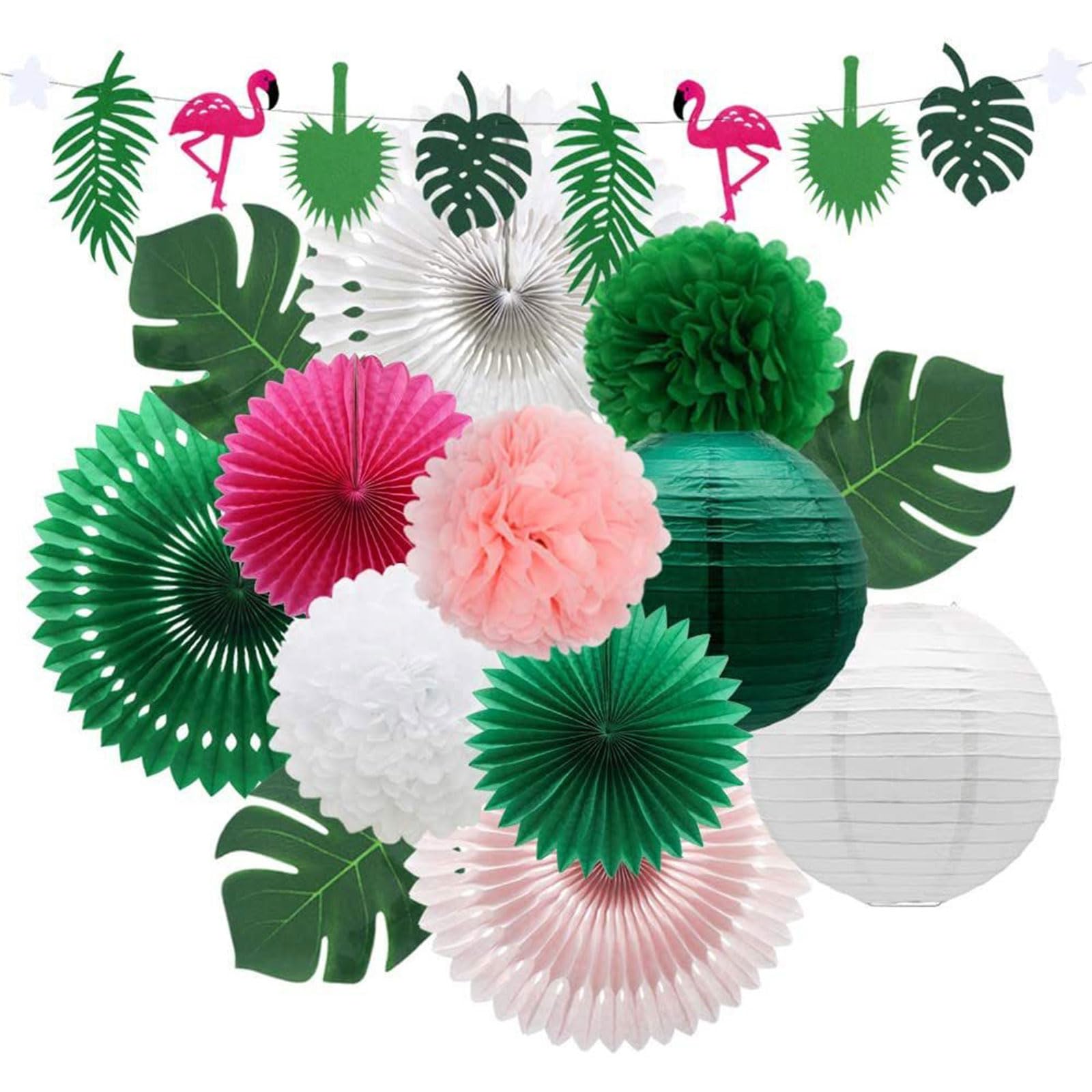 Jazuaiao Decorative Hawaiian Party Household Decoration Accessory Supplies for Festival Wedding Birthday Party Decoration