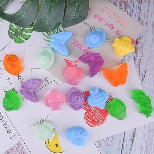 Miniatura 5 de Paquete de 2 moldes de silicona para gomitas de insectos, 16 cavidades, moldes de silicona para gelatina, chocolate, caramelo, crayón y mantequilla