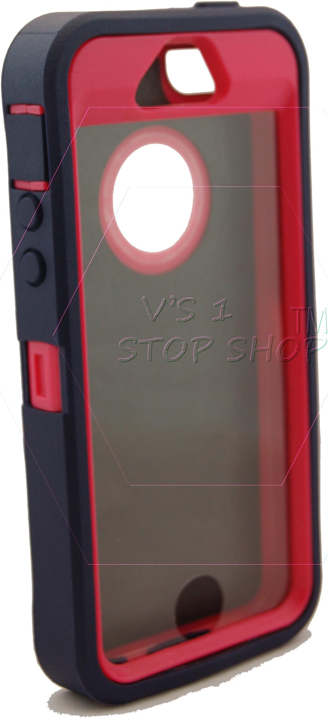 Vs 1 Stop ShopTM Apple Iphone 5/5s (Not for 5C) Protector - Generic for Otterbox Defender Series (Sailor ( Admiral / Blaze Pink ))