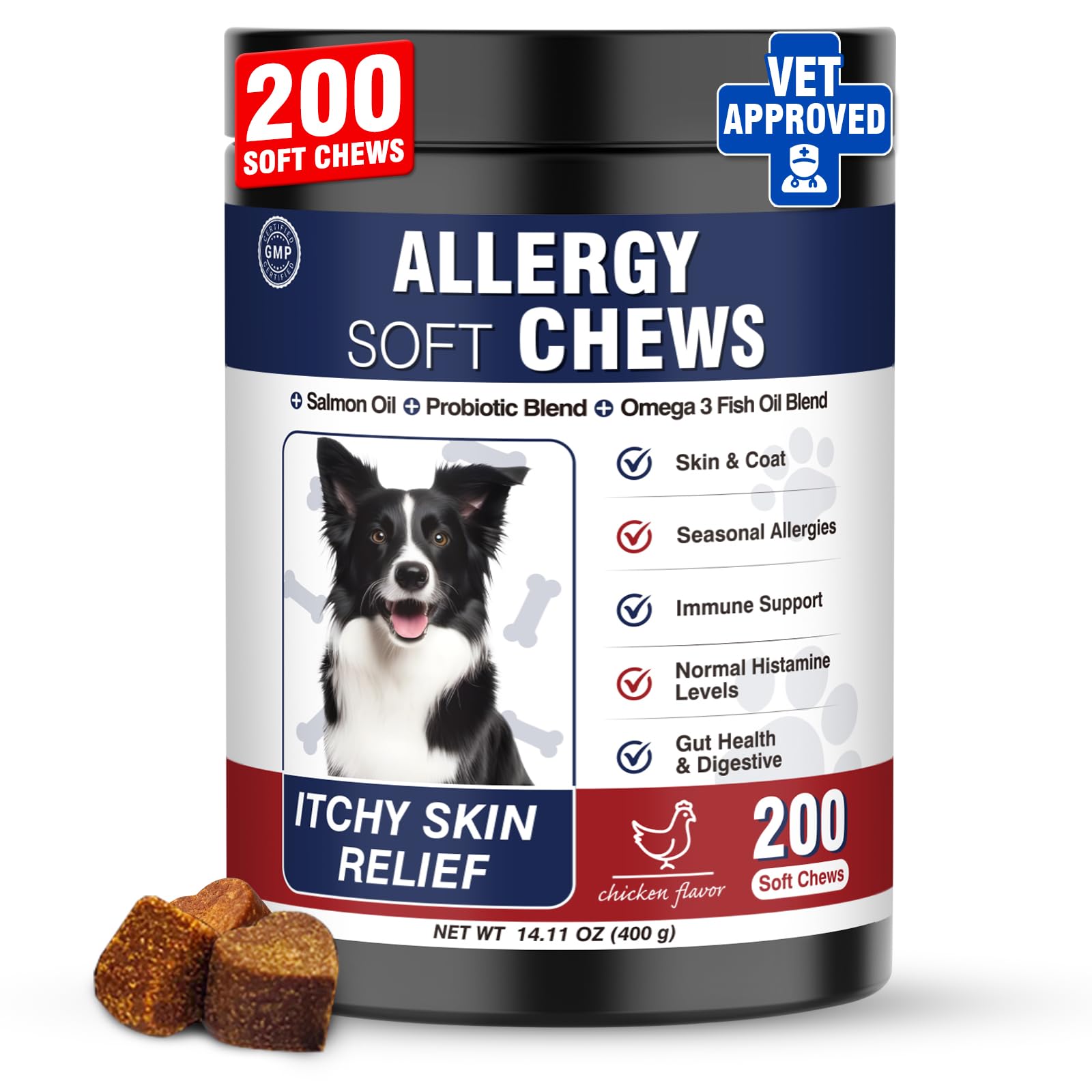 Taraxa Dog Allergy Chews 200 Treats