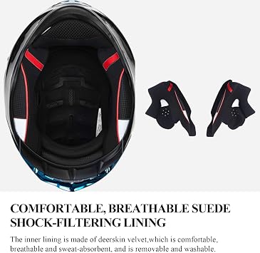 Kaese DOT Certified Carbon Fiber Full Face Motorcycle Helmets