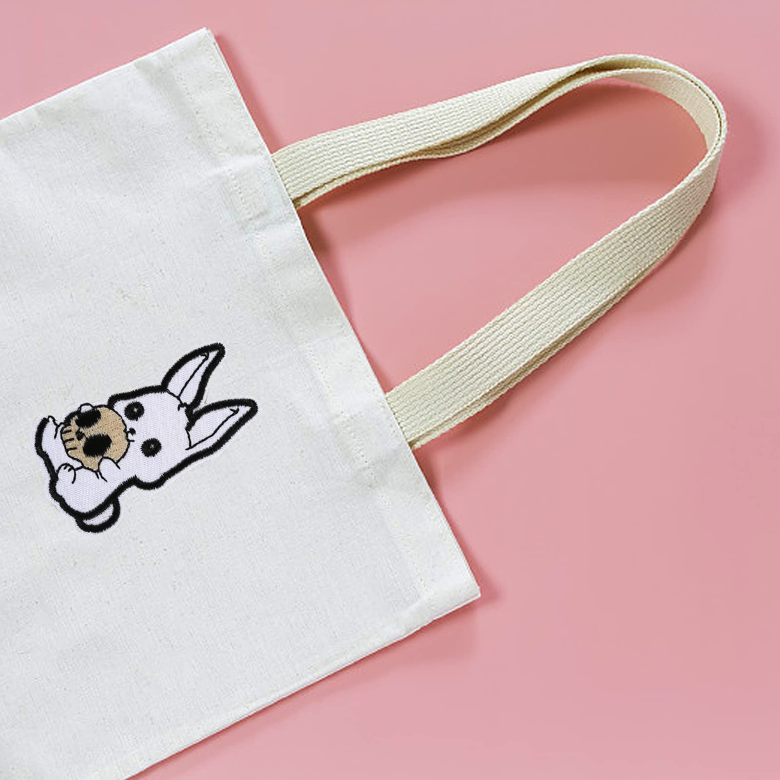 Cheriswelry Kaninchen Aufnäher 120 Stück - Bestickte Applikationen Zum Aufbügeln & Aufnähen