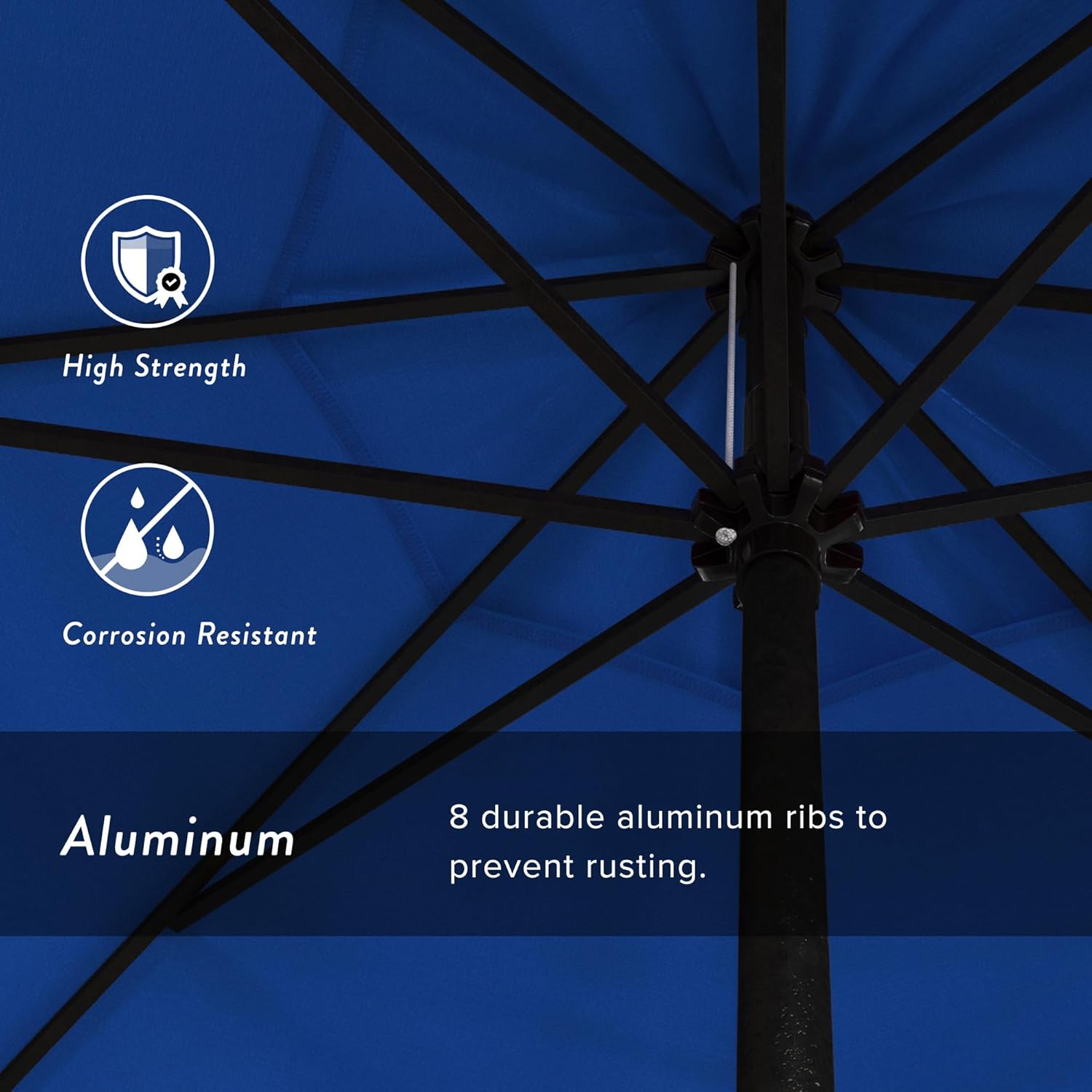California Umbrella 9' Rd Aluminum Patio Umbrella