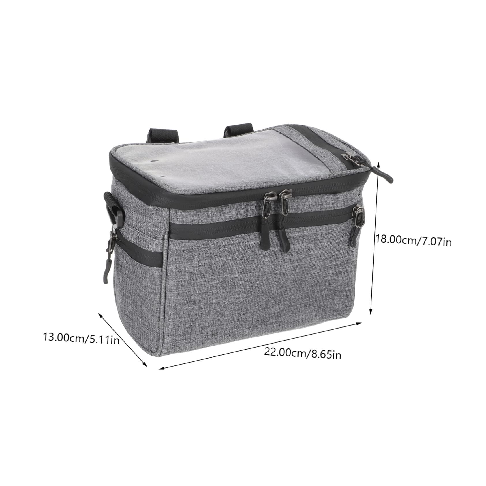 Anneome Borsa Da Manubrio Per Bicicletta Per Cellulare Portabottiglie Portaoggetti Portatile Tasche in Rete Accessorio Per Mountain Bike