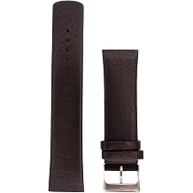 Skagen Watch for men, 22 mm, black leather, original replacement strap for SKW6104, black, Strap., black, Strap.