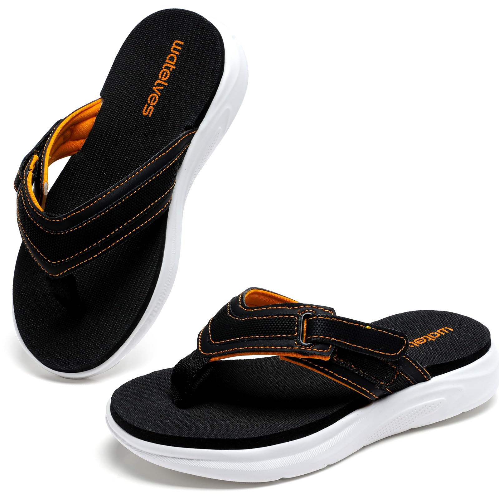 WateLves Girls Flip Flops Non-Slip Casual Thong Sandals Summer Sandal Shoes for Beach Swim Pool (Little Kid/Big Kid)