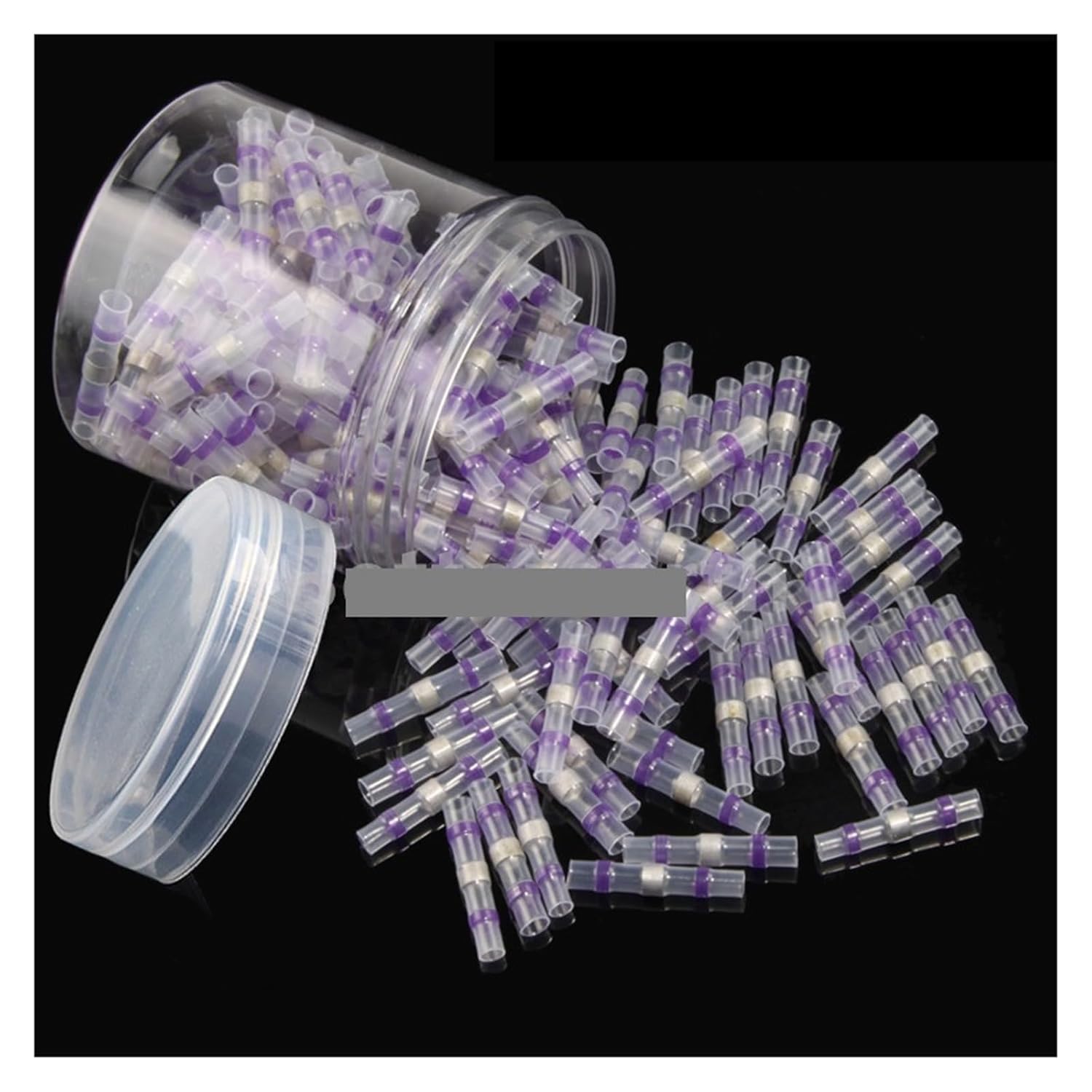 200Pcs Solder Seal Wire Connector, Seal Heat Shrink Butt Connectors Terminals Electrical Insulated Marine Automotive VUQLDHAYZ
