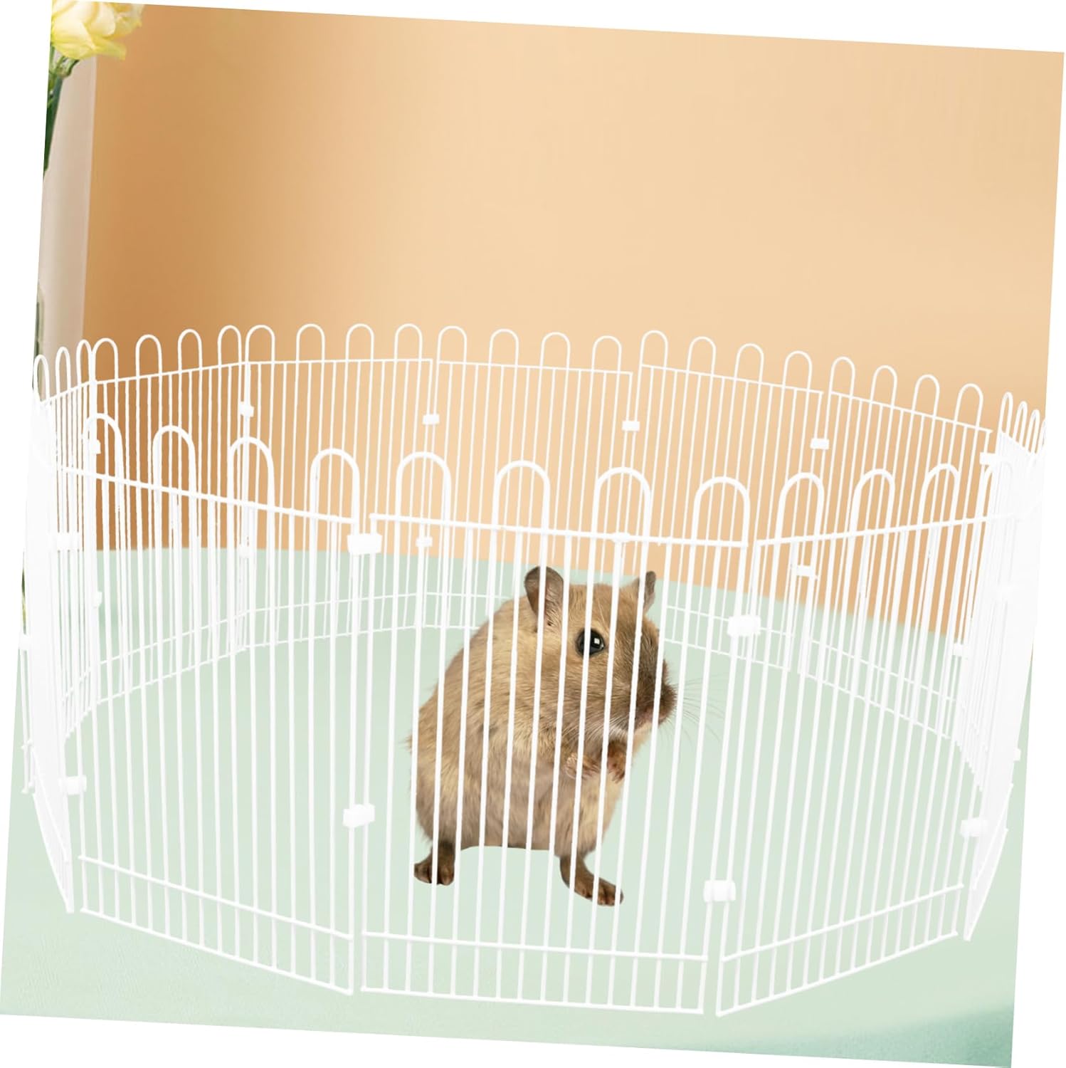 BESPORTBLE 12pcs Small Animal Playpen Panels Lightweight Fence for Hamsters Guinea Pigs Design for Indoor Use Easy Assembly Play Space