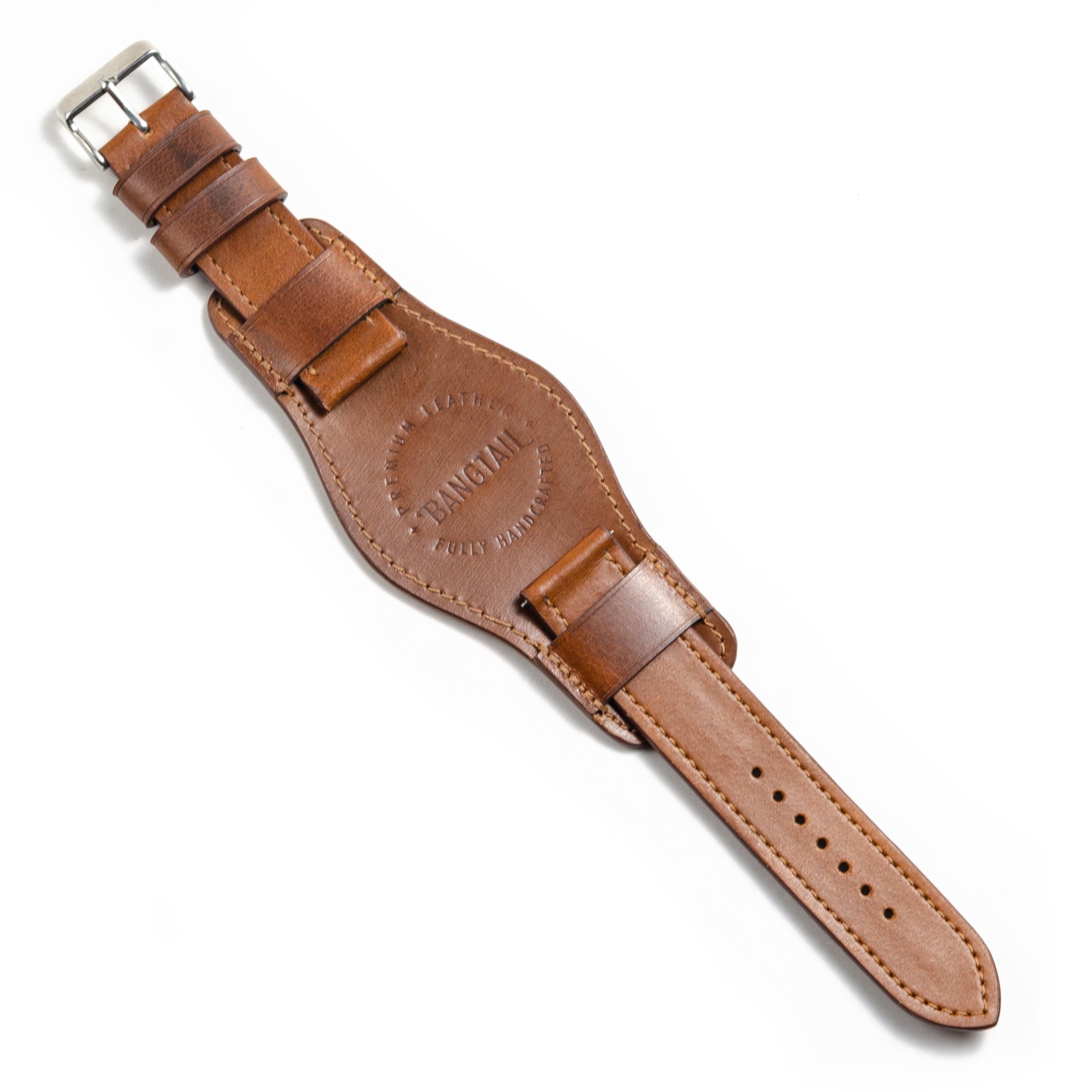 Bangtail Classic Aviator Premium Leather Bund Strap (24mm) (B0CTCZ28PR) Amazon Price History, Amazon Price Tracker
