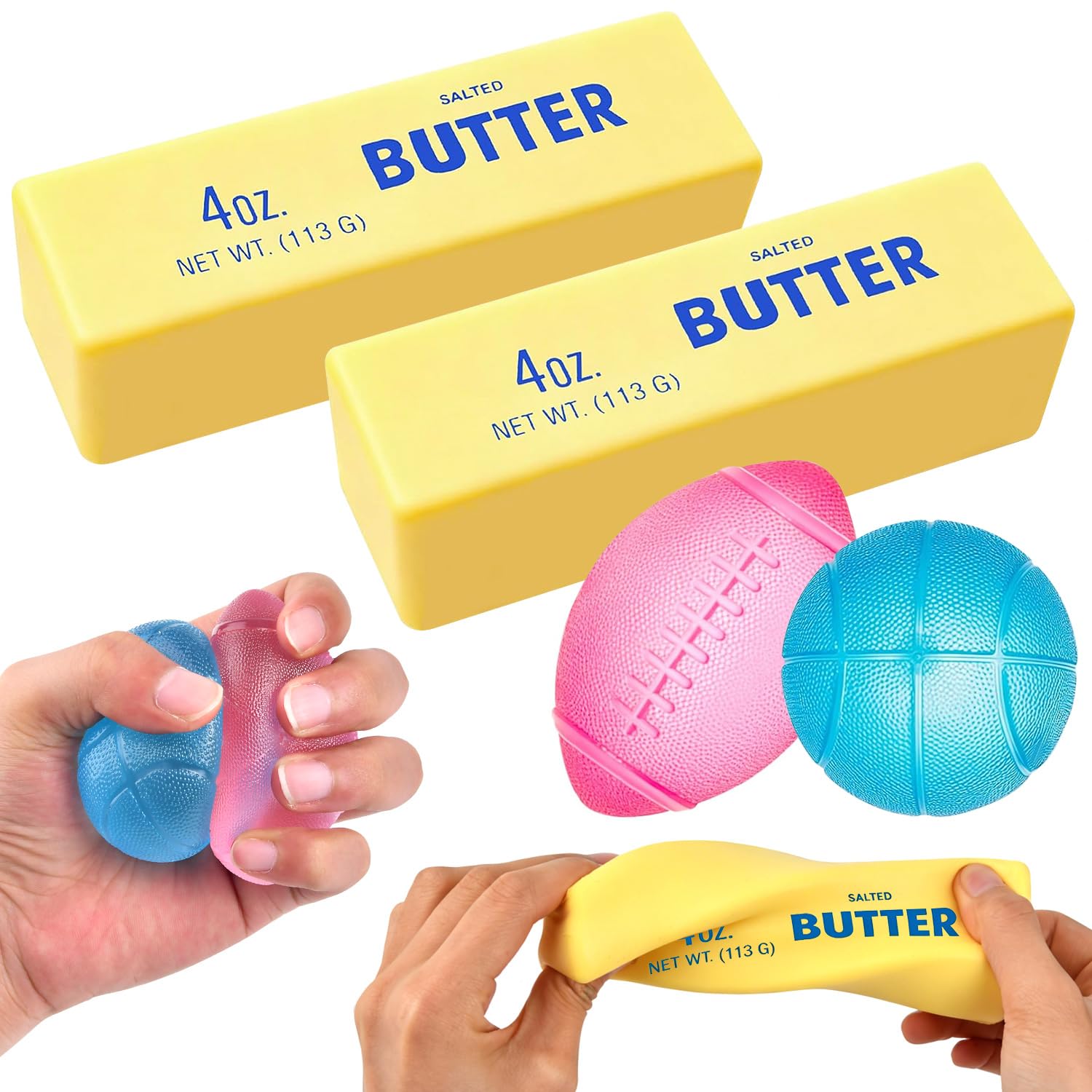 Butter Squishy, Basketball Rugby Squishy Fidget Toys