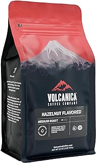 Hazelnut Flavored Coffee, Whole Bean, Fresh Roasted, 16-ounce