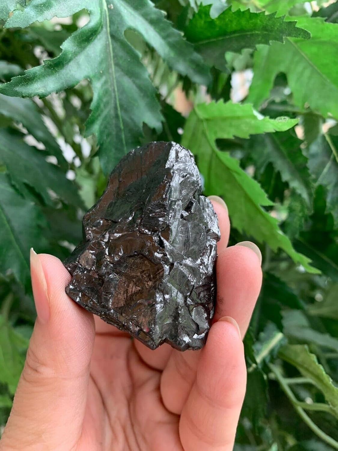 GAF TREASURES 4 oz Elite Noble Shungite – Raw Natural Crystal Stones (1-2.25") for Water Purification, Meditation, Reiki & Chakra Balancing