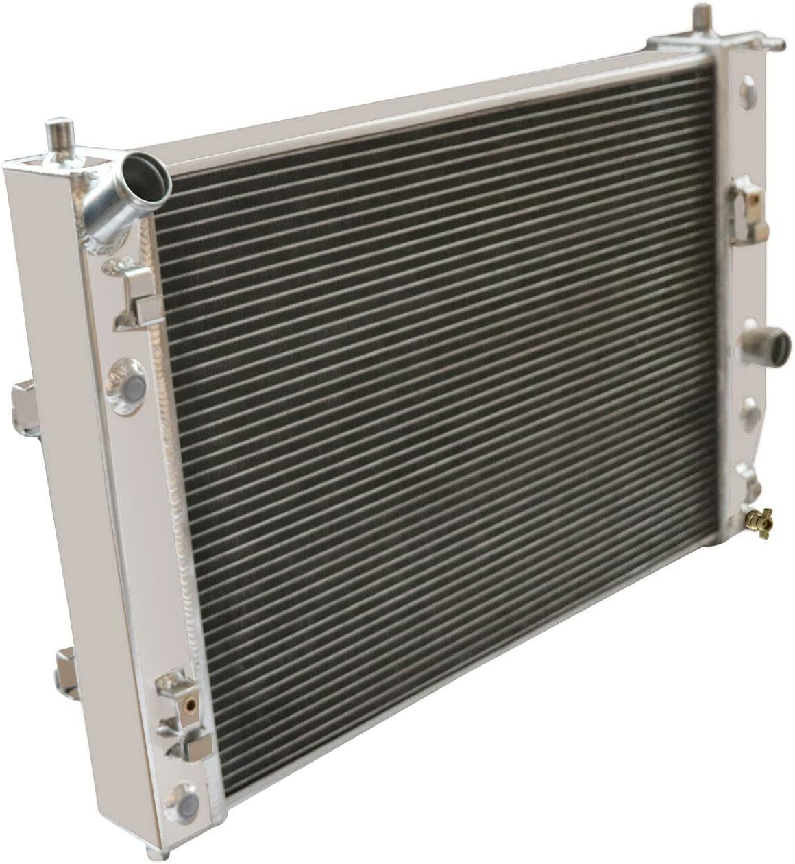 All Aluminum Radiator,4 Row Aluminum Radiator for 2006-2013 2012 Chevy Corvette SSR C6 V8 Dual Oilcooler,Radiators for Saab 9-7x 2008 2009