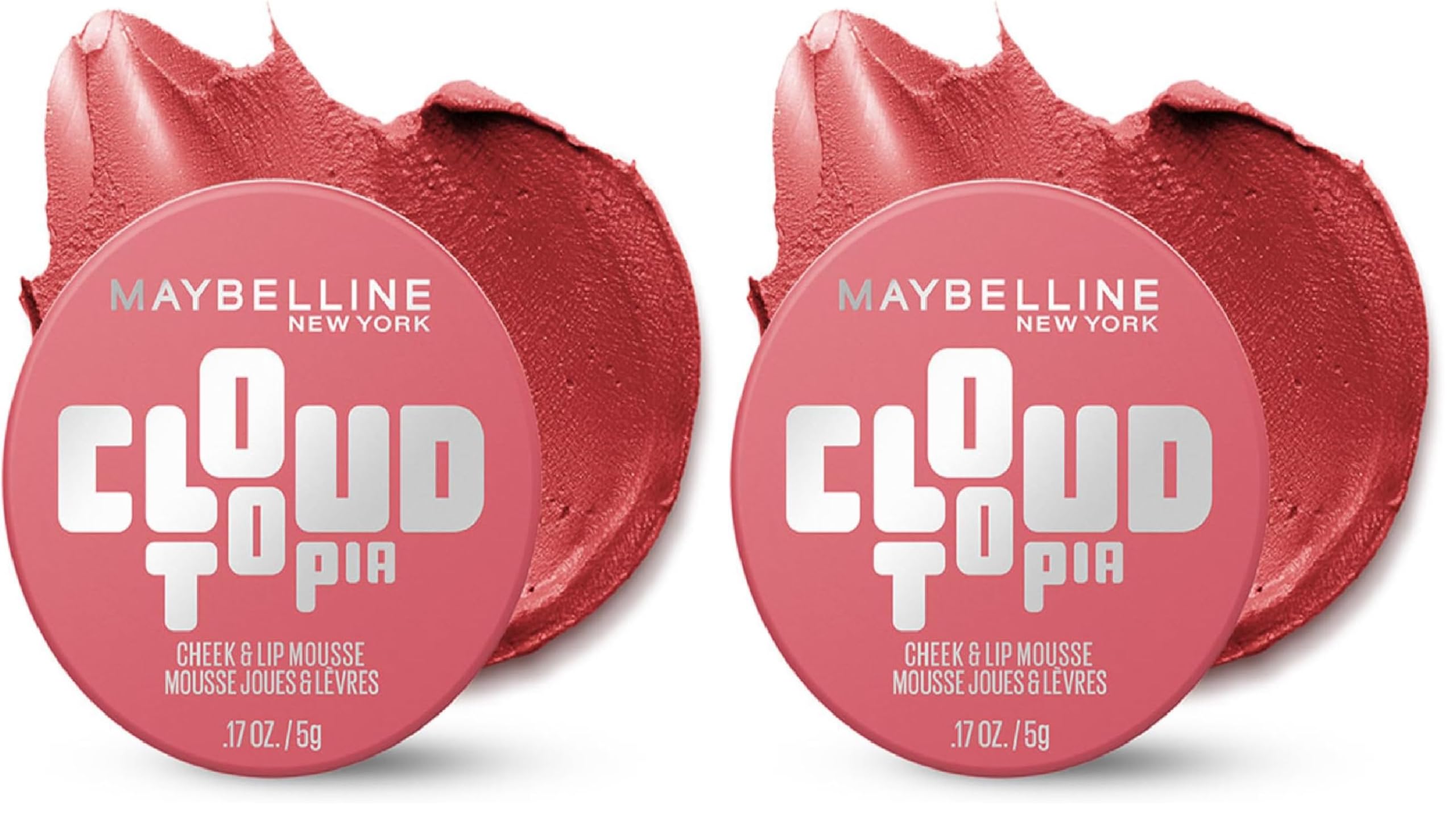Maybelline New York Cloudtopia Köpük Dokulu Mat Allık 08 Enchanted Mauve (2 paketi)