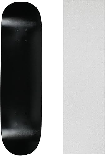 Miniatura 3 de Skateboard Deck Pro 7-Ply Canadian Maple DIP Black with Griptape