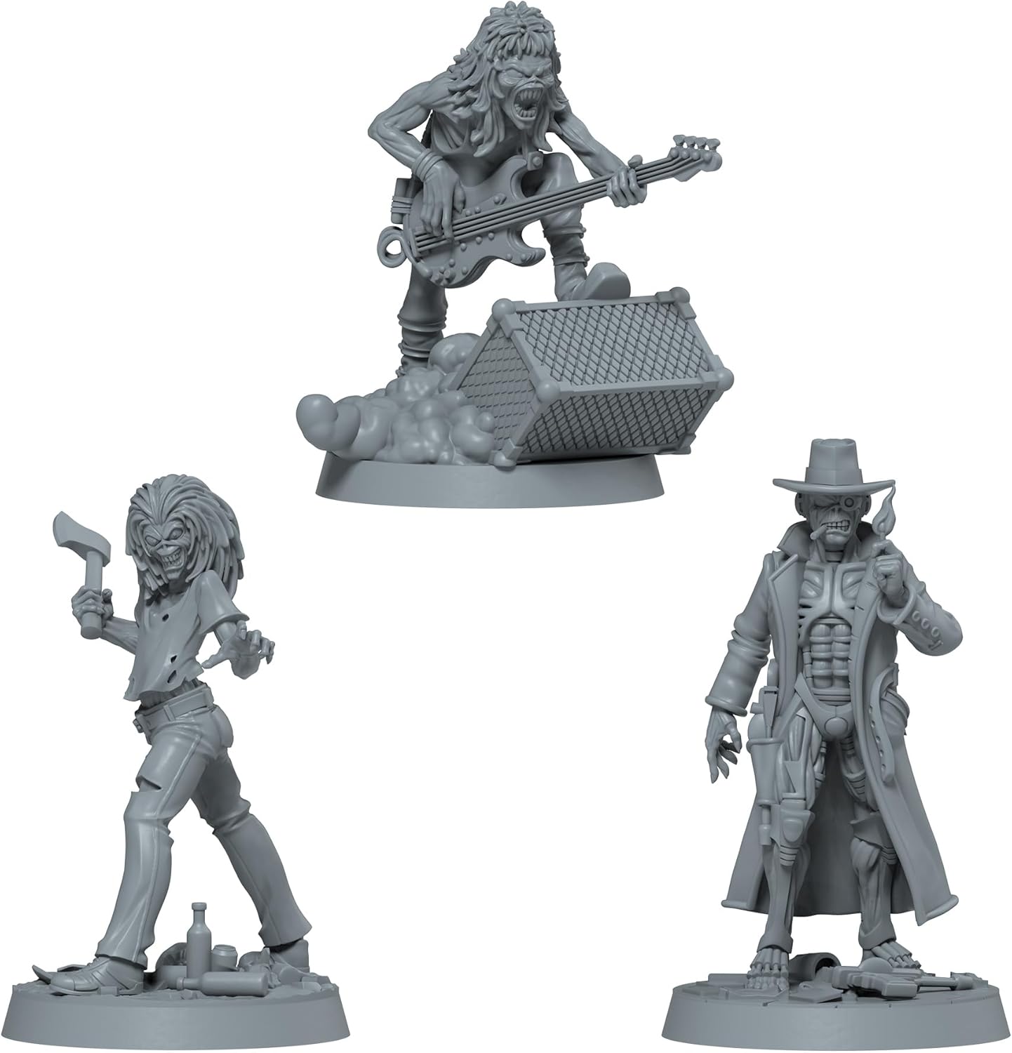 Zombicide Iron Maiden Character Pack #2 - Eddie Miniatures and Game Enhancements! Cooperative Strategy Board Game, Ages 14+, 1-6 Players, 60 Minute Playtime, Made by CMON