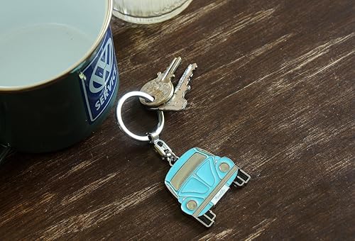 Miniatura 5 de BRISA VW Collection - Llavero Volkswagen Beetle en lata de regalo en relieve azul