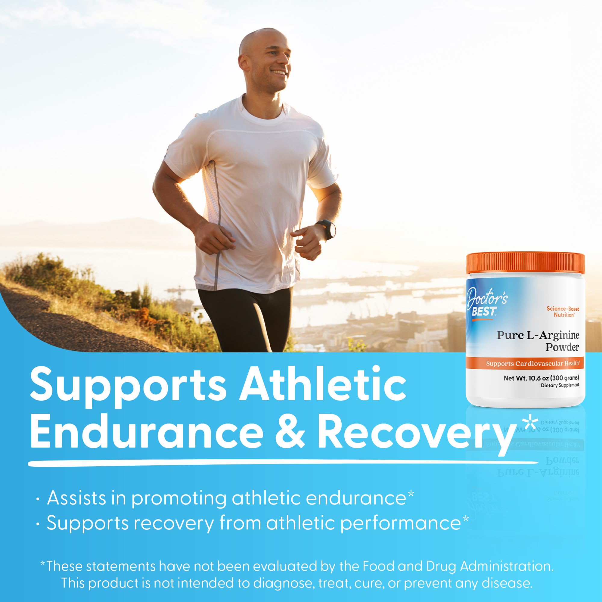 Doctors Best Pure L-Arginine Powder, Blood Flow Support, Vegan, 10.6 oz — Amazon image 7