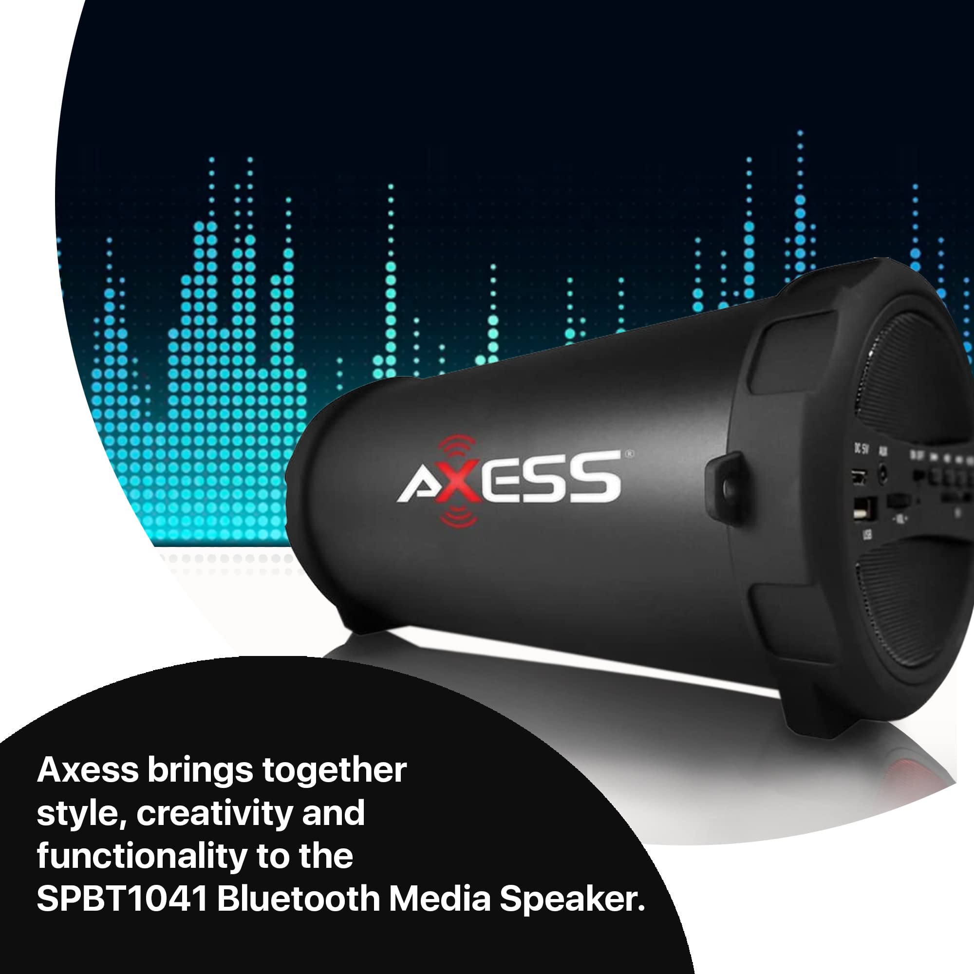 Buy Axess Speakers Bluetooth Wireless Portable — at Home, Car Speakers