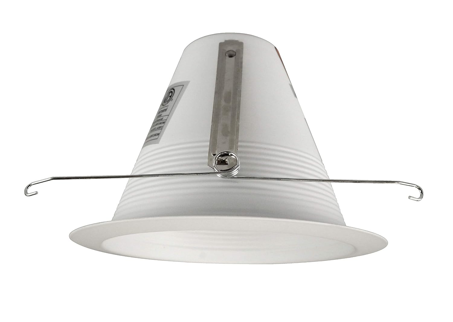 NICOR Lighting 6 inch White Airtight Recessed Cone Baffle Trim, Fits 6 inch Housings (17550A)