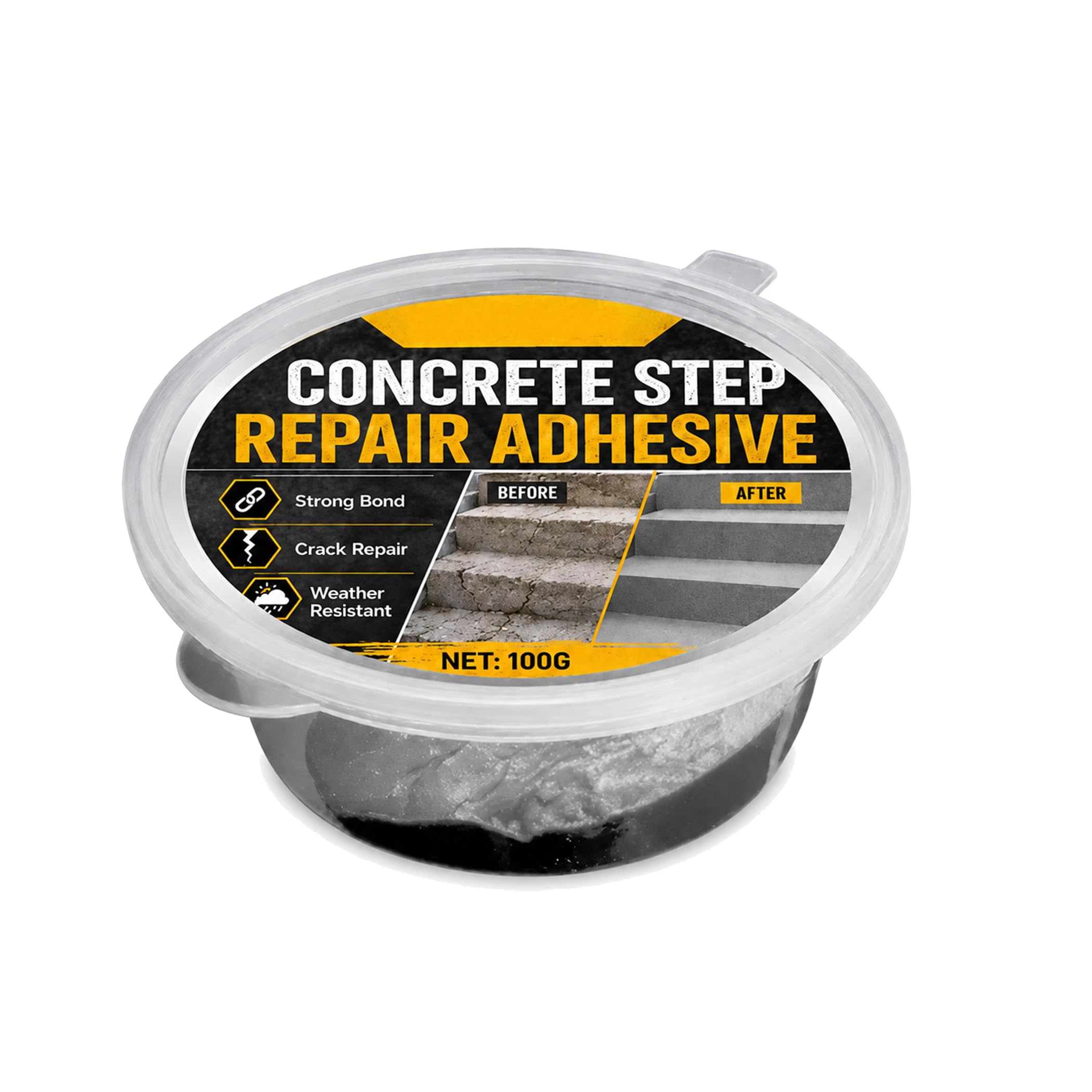 Crack Filler Concrete Repair, Concrete Step Repair Adhesive (1pack)