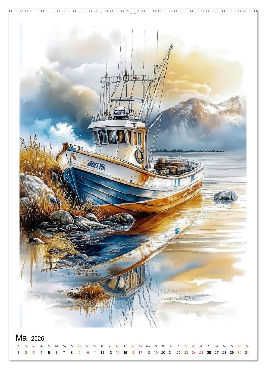Alaska - Landschaften, Tiere, Freiheit (hochwertiger Premium Wandkalender 2026 DIN A2 hoch), Kunstdruck in Hochglanz: Das Land der Verzauberung - majestätisch, wild, frei. (CALVENDO Natur)