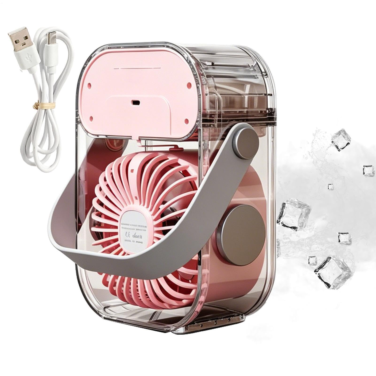 Ventilateur de table portable pour le camping et le bureau en été