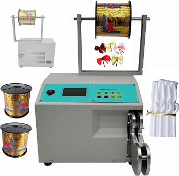 Automatic Twist Tie Machine|Wire Tie Machine |Food Twist Tying Machine-3 Roll Wire/Bundl Diameter 0.12-1.26in/Twisting Coil Number 0-20 Coils/Binding Length 60-140mm,White