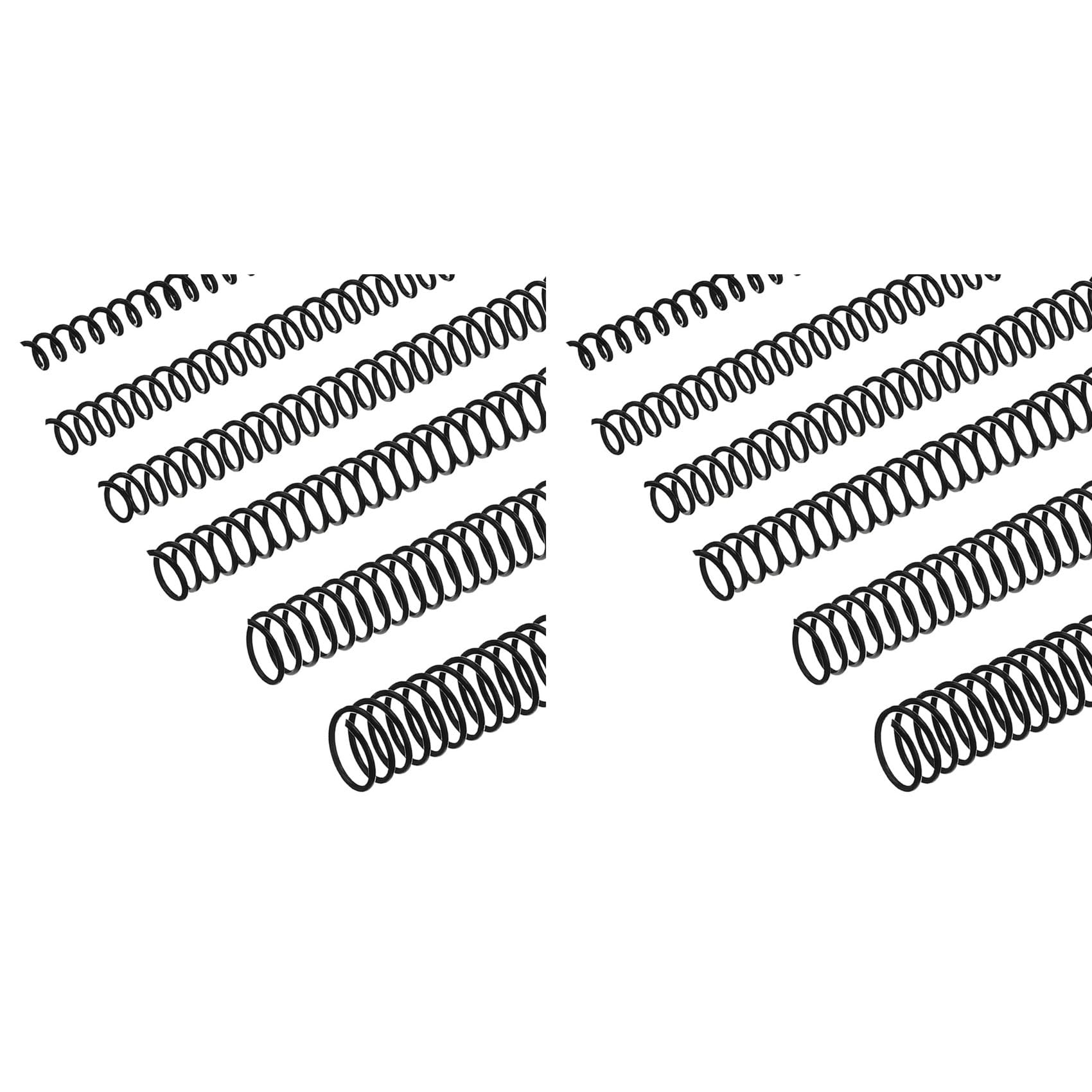 240 Pz. Bobine per Rilegatura A Spirale Raccoglitore In Plastica Spirali per Rilegatura Anelli Pettini In Filo Metallico per Rilegatura A Spirale di Diverse Dimensioni, Passo 4:1
