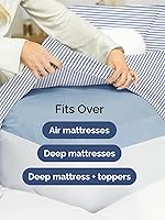 Vista 14 de Extra Deep Pocket Split King Sheets - 5 Piece Breathable & Cooling Bed Sheets - Hotel Luxury Bed Sheet Set - Soft, Wrinkle Free & Comfy - Easily