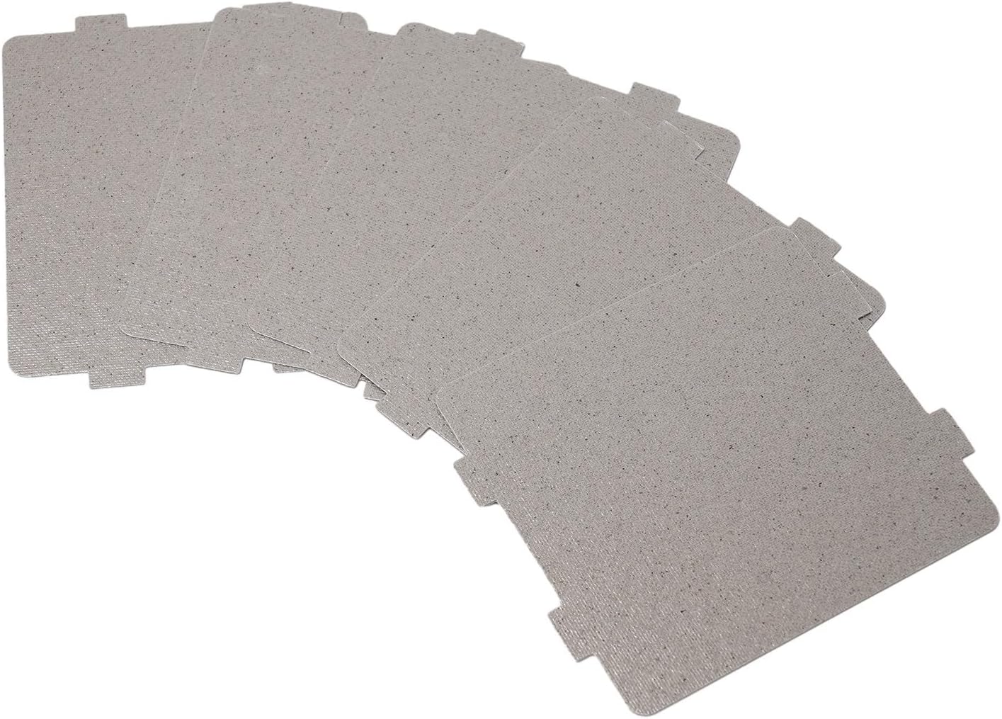 Microwave Mica Wave Guide Cover Sheet Plate High Heat Insulator for Oven Toaster Dryer 9.9x10.8cm Multi-Pack(5pcs)