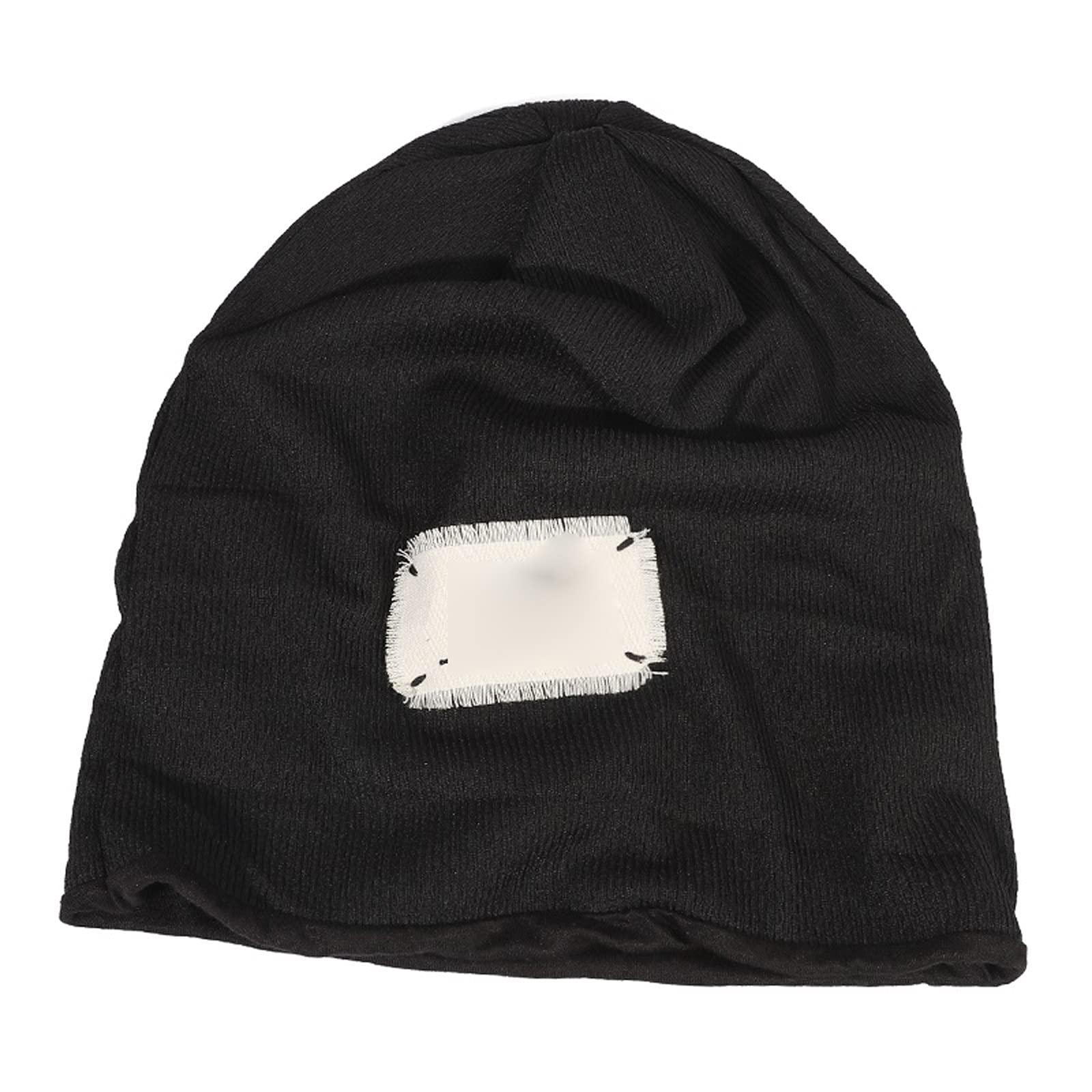 XIANGFADDM Kapelusz Zima Ciepła Beanie Męska Kapelusz Jesień Kapelusz Kobiet Kapelusz Moda Solidna Kapelusz Dorosły Kapelusz Dla Kobiet Hedging Kapelusz (Color : Black)