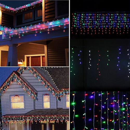 Miniatura 3 de Lainin Tira de luces LED multicolor de 11 pies con 96 luces LED enlazables con 8 modos de controlador funcional para