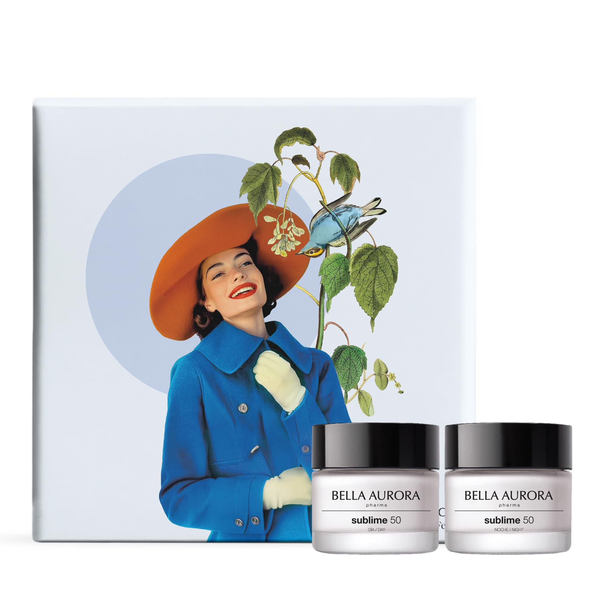 BELLA AURORA - Pack Sublime 50, Crema Multiacción Día 50ml + Crema Reafirmanete Noche 50ml, Tratamiento Antiedad, +50 Años, Efecto Lifting, Unifica Tono y Aporta Luminosidad, Cuidado Intensivo