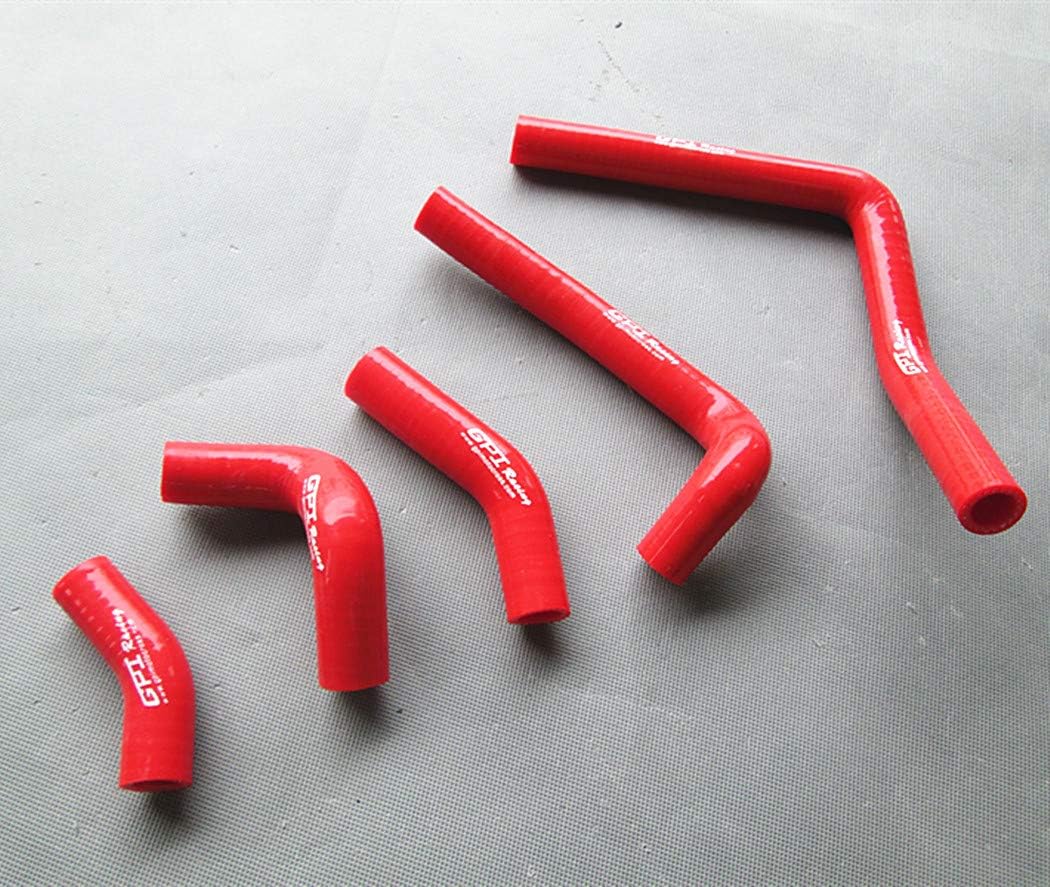Silicone Radiator Hose for 2003-2008 Honda CR250R CR250 CR 250R 2004 2005 2006 2007 (Red)