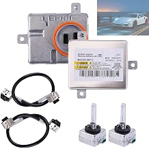 2PCS Xenon Headlight Ballast Control Unit Module Set with D3S Bulb Compatible for Porsche Macan 2015-2018 Replaces 99161832303 99963107090 99161832103 6913112599d | Xenon Ballast & D3S Bulb Control Module for Porsche 911 2012-2019 replace 99161832303 99963107090 99161832103 6913112599d