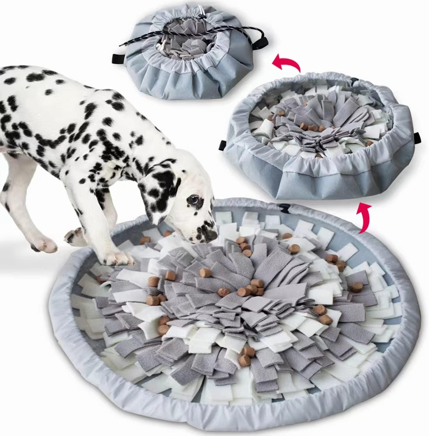 Adjustable Snuffle Mat for Dogs, Enrichment Pet Foraging