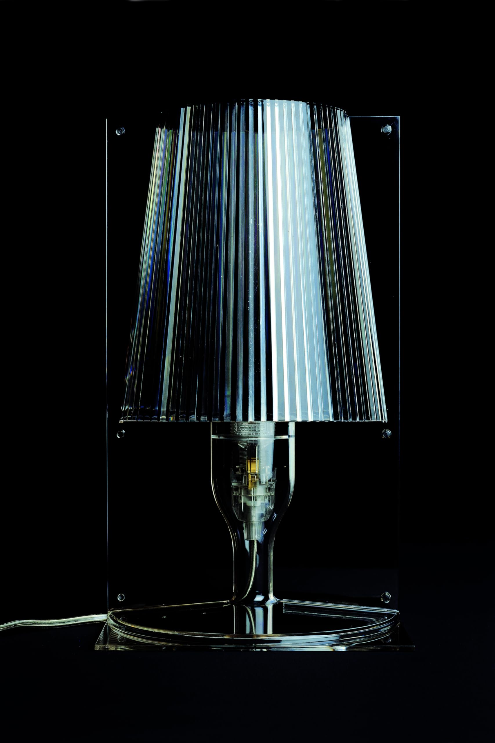 Kartell Take, Table Lamp, Glasklar