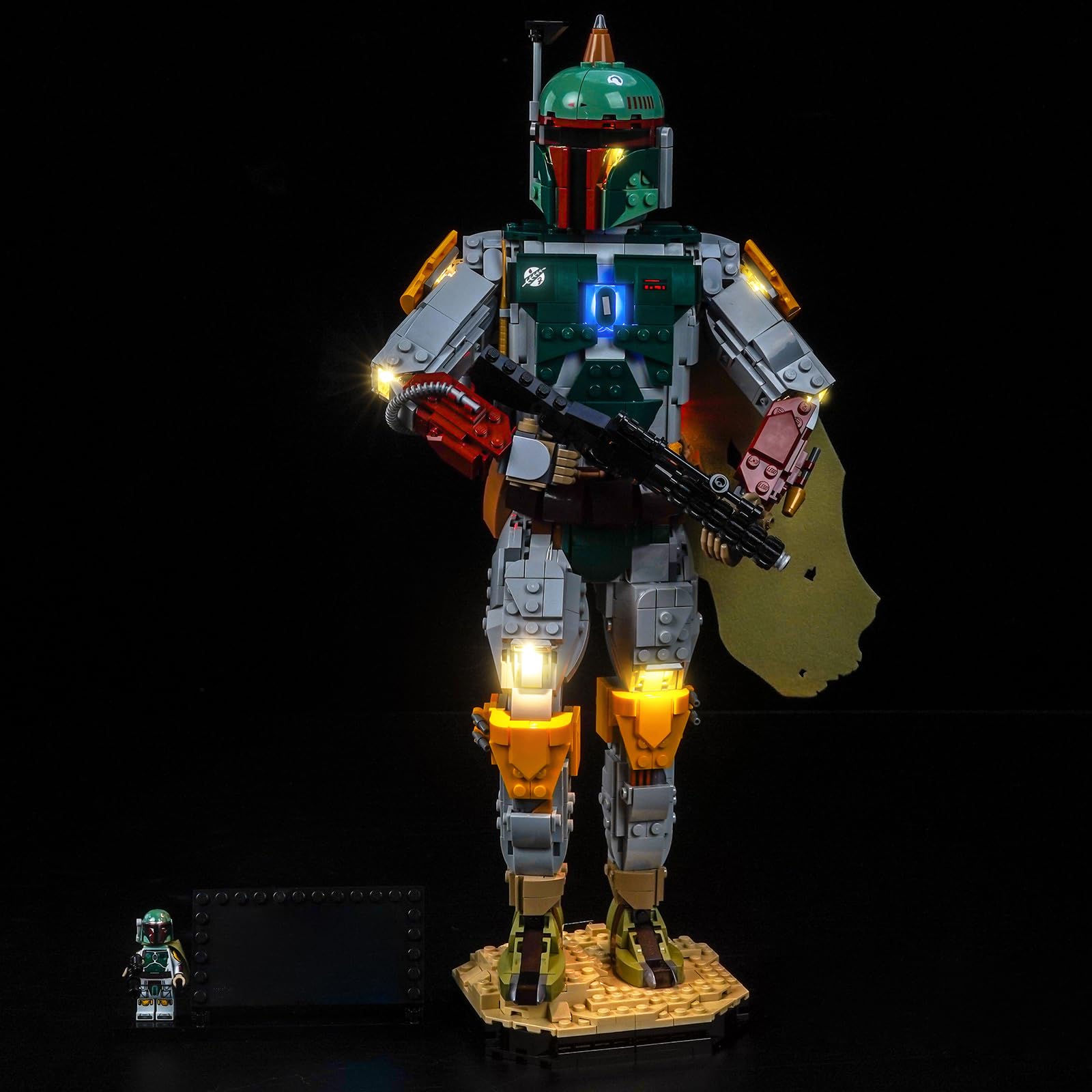 BrickBling Light Kit Compatible with Lego 75455 Boba Fett (No Model)