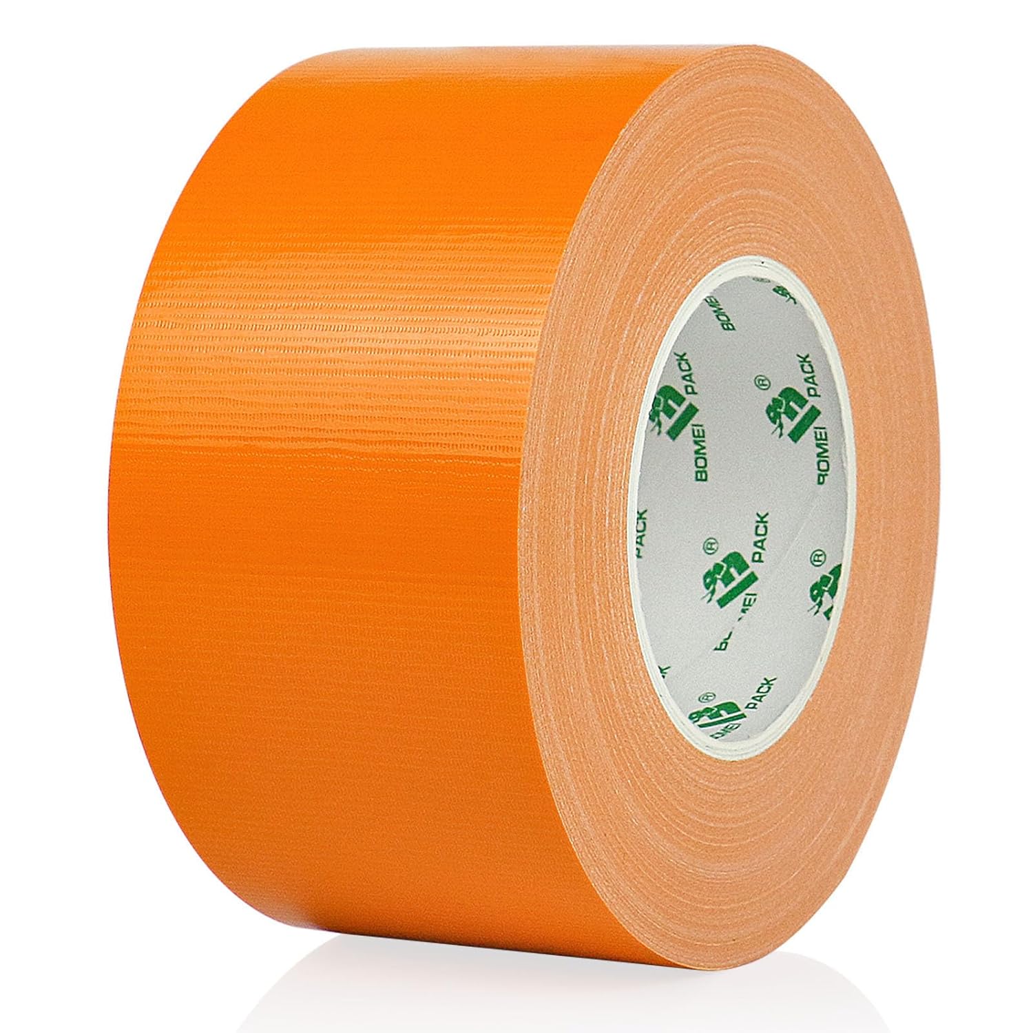 BOMEI PACK Orange Duct Tape 3 inches Wide, Heavy Duty Industrial Strong Color Duct Tape 9.0mil x 60yds for Indoor Outdoor Use, Multi Purpose Home Repair