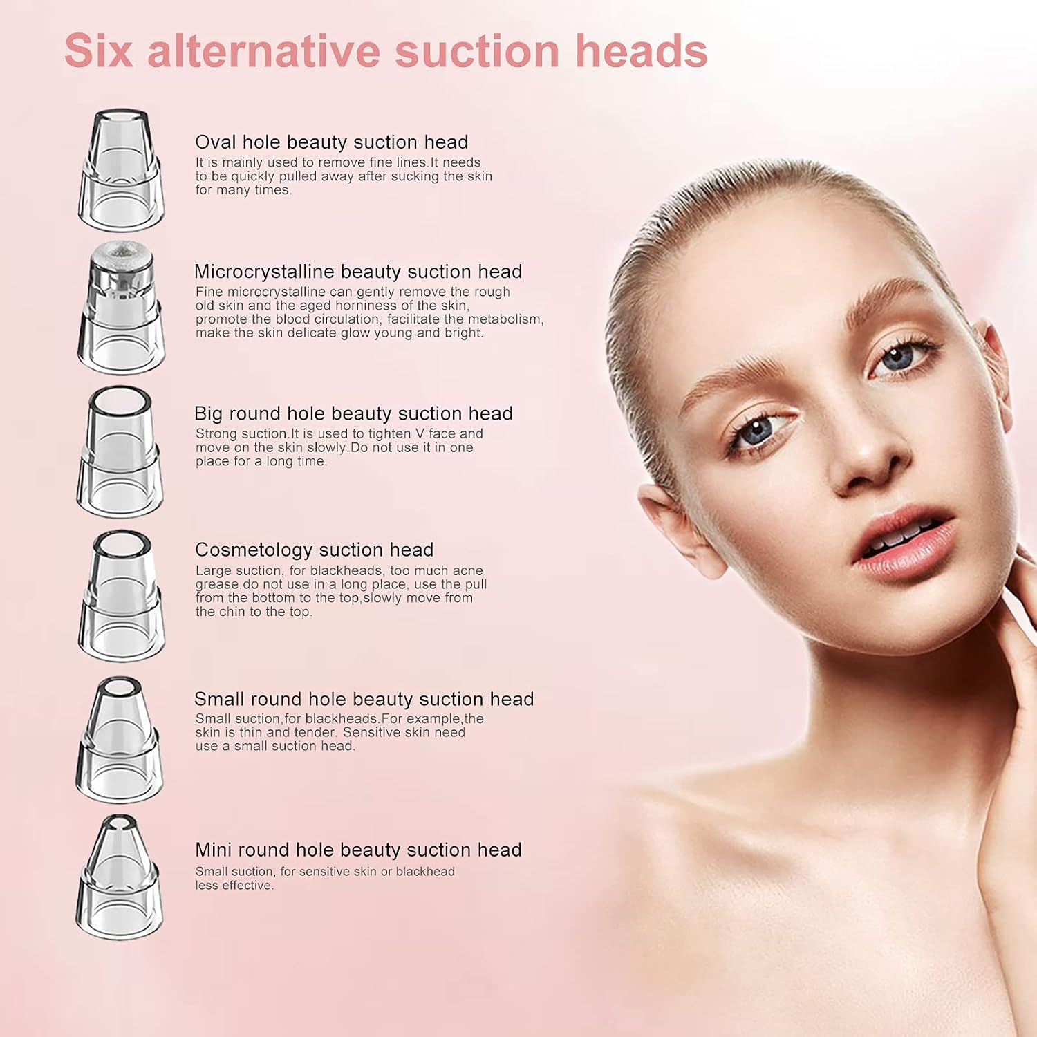 Blackhead Remover Vacuum-Upgraded Blackhead removal tool Blackhead Vacuum-USB Rechargeable Face Vacuum Extractor Tool Pore vacuum Cleanser Suction Tool with LED Display-Suction Force for All Skin