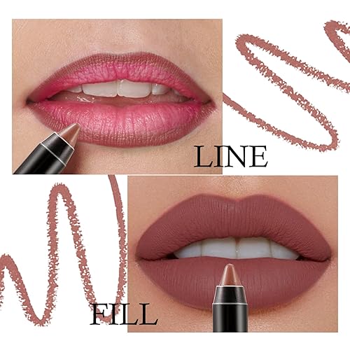 Miniatura 8 de Boobeen Lápiz labial mate de lápiz labial aterciopelado cremoso mate, cobertura completa, alto pigmento, impermeable, de larga duración, para