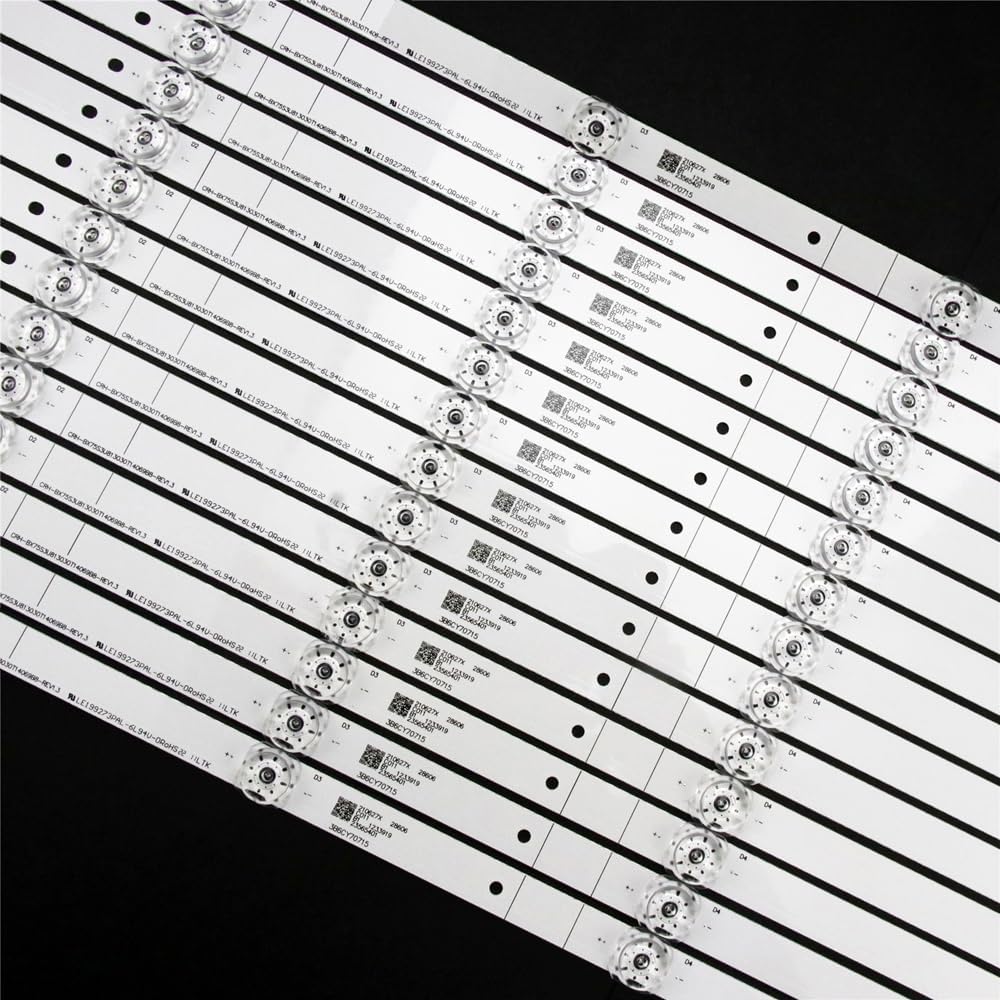 BestParts 14 pcs LED LED Backlight Strips Replacement for Hisense 75'' TV 75H6570G 75R6E3 HD750S3U81-TAB1 SVH750A76 CRH-BX75S3U813030T14069B8-REV1.3